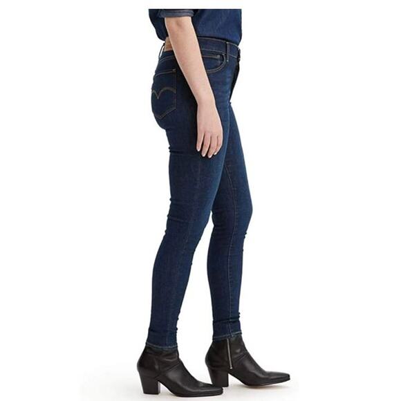 NWT! Levi's Women's Slight Curve Skinny S modern leg Indigo Jeans 10S/30 - Picture 2 of 11